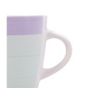 Cup Quid Kaleido Green Purple Ceramic 330 ml (12 Units)
