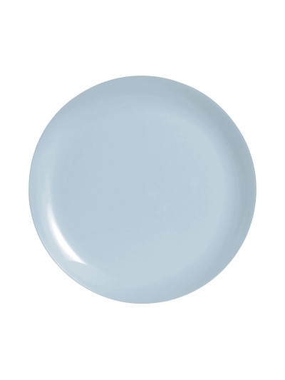 Plato Llano Luminarc Diwali Paradise Azul Vidrio 25 cm (24 Unidades)