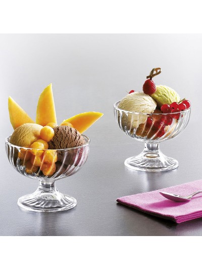 Set of cups Arcoroc Sorbet Transparent Glass 380 ml Ice cream 6 Units