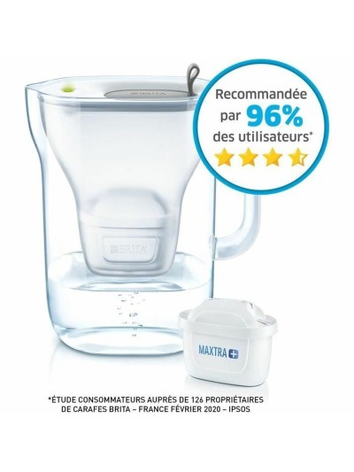 Jarra Filtrante Brita Gris Plástico 2,4 L