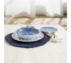 Dinnerware Set Bidasoa Aquilea Blue Ceramic 18 Pieces
