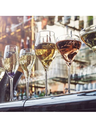 Wine glass set Chef&Sommelier Exaltation Transparent 380 ml (6 Units)