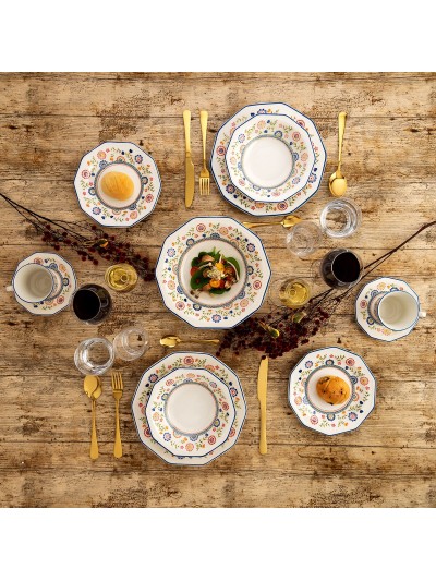 Set de Vajilla Queen´s By Churchill Bengal Multicolor Cerámica 12 Piezas