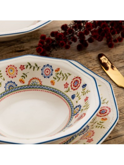 Dinnerware Set Queen´s By Churchill Bengal Multicolour Ceramic 12 Pieces