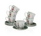 Set of Mugs with Saucers Versa Selene Tea (2 Units) (Refurbished A)