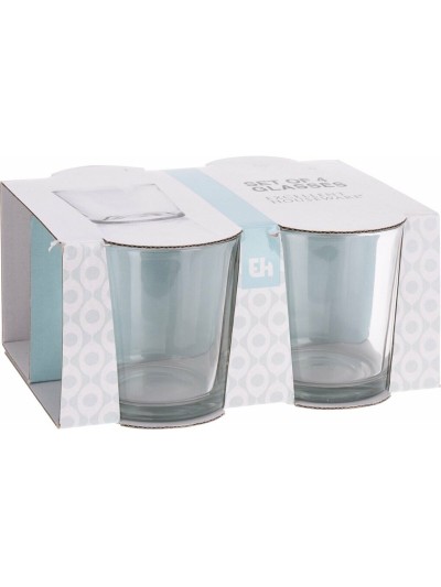 Set of glasses Excellent Houseware ye6000410 Transparent Crystal 280 ml (4 Units)