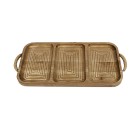 Bandeja Romimex Natural Madera 48 x 2 x 22 cm