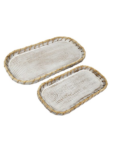 Jeux de plateaux Romimex Naturel Bois 2 Pièces