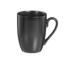 Set of 6 Cups Caison Yumei Black Porcelain 350 ml 6 Units