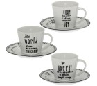 Juego de 6 Tazas de Café Alexandra House Living Porcelana