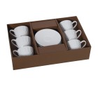 Juego de 6 Tazas de Café Alexandra House Living Porcelana 200 ml