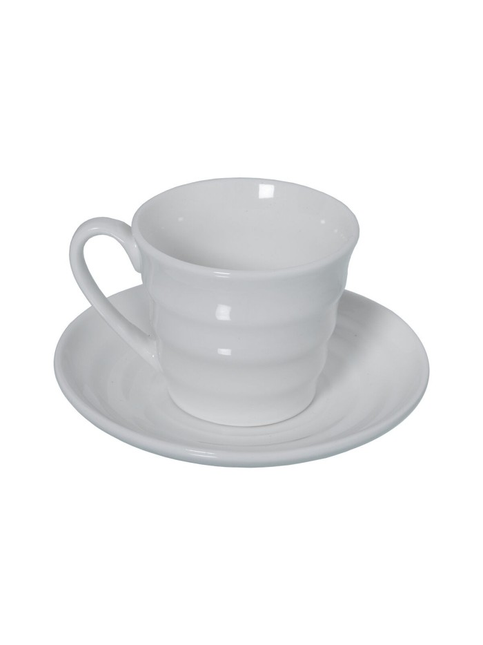Juego de 6 Tazas de Café Alexandra House Living Porcelana 90 ml