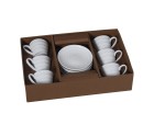 Juego de 6 Tazas de Café Alexandra House Living Porcelana 90 ml