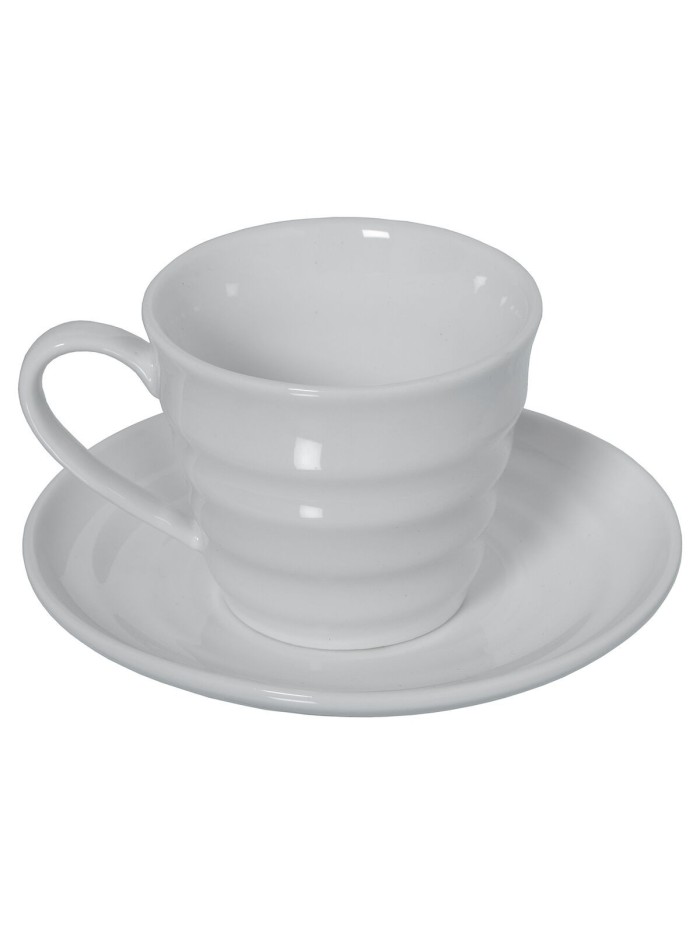 Juego de 6 Tazas de Café Alexandra House Living Porcelana 200 ml