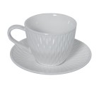 6 Piece Coffee Cup Set Alexandra House Living Porcelain 200 ml