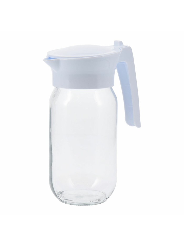Jarra Excellent Houseware Blanco Transparente Cristal 1 L
