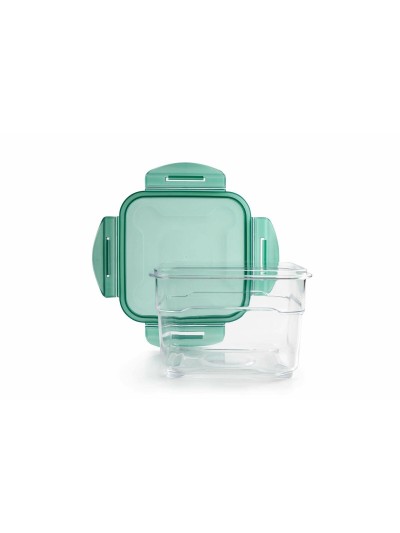 Boîte à lunch hermétique Ibili 790415 1,5 L 15,5 x 15,5 x 10 cm Plastique