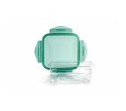 Hermetic Lunch Box Ibili 790408 Crystal 800 ml 15,5 x 15,5 x 7 cm Green