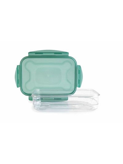 Fiambrera Hermética Ibili 790406 Plástico 600 ml 16 x 12 x 6,5 cm Verde