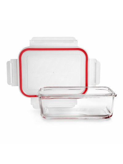 Récipient de Conservation des Aliments Ibili 754709 Verre Borosilicaté 900 ml 13,5 x 18,2 x 6,3 cm