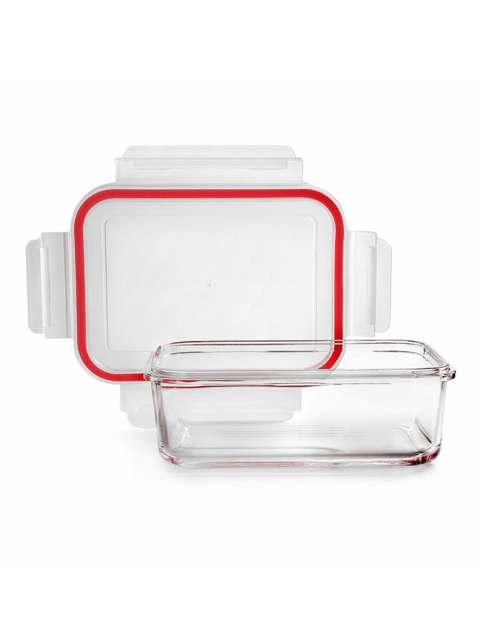 Food Preservation Container Ibili 754709 Borosilicate Glass 900 ml 13,5 x 18,2 x 6,3 cm