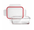 Recipiente Conservador de Alimentos Ibili 754709 Vidrio de Borosilicato 900 ml 13,5 x 18,2 x 6,3 cm