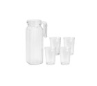 Set de jarra con vasos Excellent Houseware ye9000500 200 ml 1,1 L (5 Piezas)