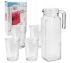 Jug and glasses set Excellent Houseware ye9000500 200 ml 1,1 L (5 Pieces)