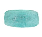 Snack tray Romimex Turquoise Glass Rectangular 47 x 4 x 23 cm