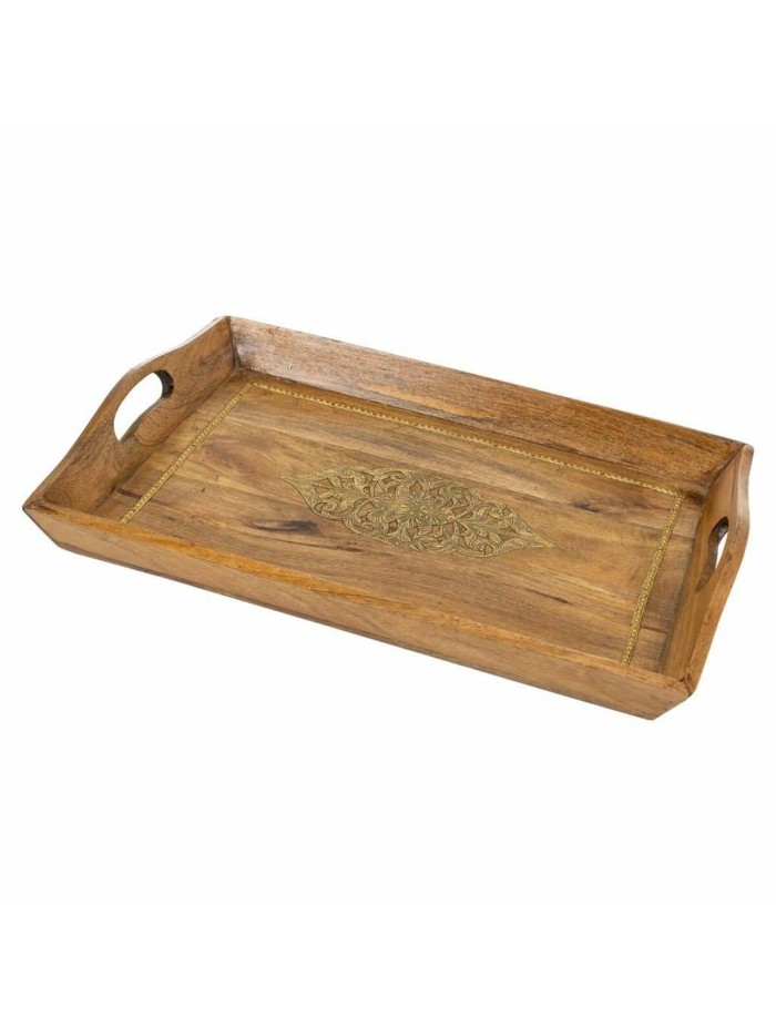 Tray Alexandra House Living Brown Mango wood 31 x 16 x 49 cm