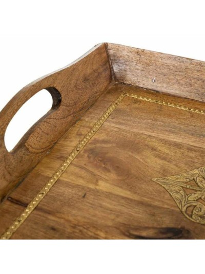 Tray Alexandra House Living Brown Mango wood 31 x 16 x 49 cm