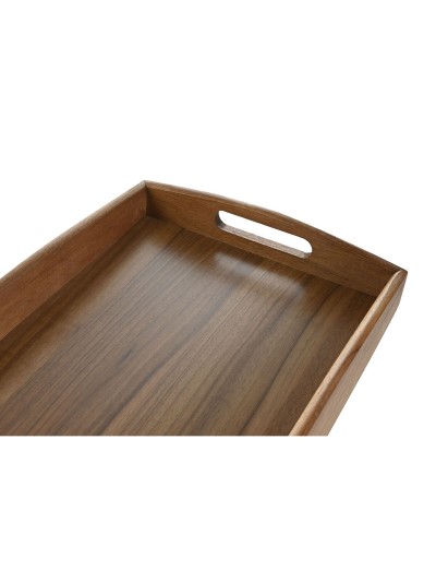 Plateau Home ESPRIT Naturel Acacia 39,5 x 25,5 x 5,5 cm