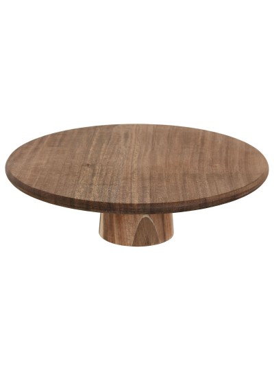 Snack tray Home ESPRIT Natural Acacia Standing 30 x 30 x 9 cm