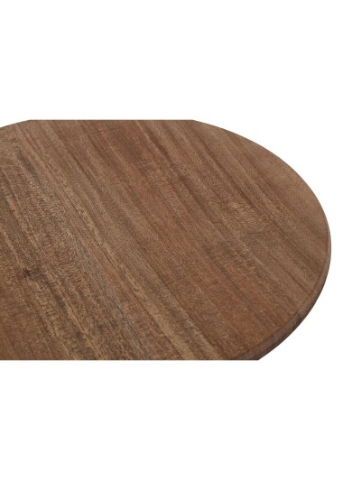 Plateau apéritif Home ESPRIT Naturel Acacia À pied 30 x 30 x 9 cm