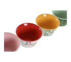 Bowl Home ESPRIT Multicolour Shabby Chic 480 ml 13,2 x 13,2 x 7,5 cm (4 Units)