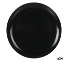 Plato de Postre La Mediterránea Melamina Antracita 20 cm (24 Unidades)