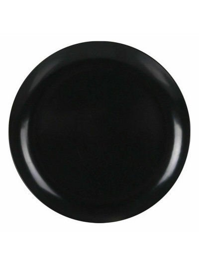 Plato de Postre La Mediterránea Melamina Antracita 20 cm (24 Unidades)