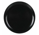 Plato de Postre La Mediterránea Melamina Antracita 20 cm (24 Unidades)
