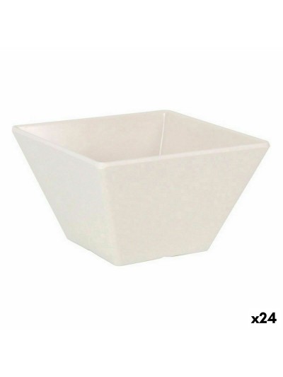 Bol pour Apéritifs La Mediterránea Mélamine Blanc Brille 10 x 10 x 6 cm (24 Unités)