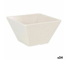Bol para Aperitivos La Mediterránea Melamina Blanco Brillo 10 x 10 x 6 cm (24 Unidades)