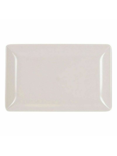 Bandeja de Aperitivos La Mediterránea Melamina Blanco Brillo 20 x 13 x 2 cm (24 Unidades)