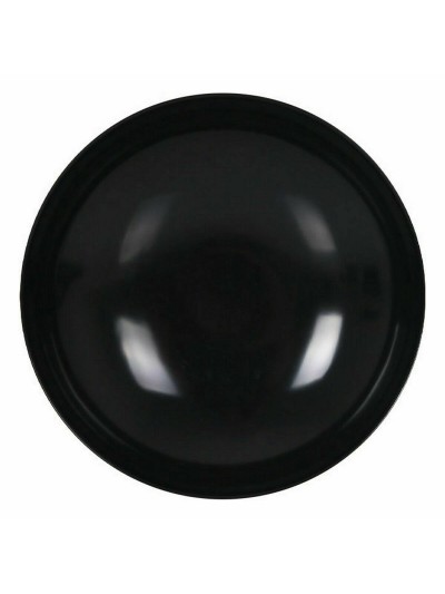 Deep Plate La Mediterránea Melamin Anthracite 21 x 5,3 cm (24 Units)