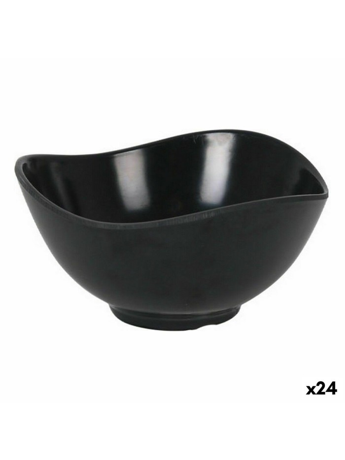 Bol pour Apéritifs La Mediterránea Mélamine Anthracite 11,5 X 6 cm (24 Unités)
