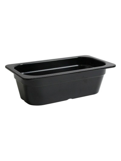 Fuente de Cocina Inde Negro 32,5 x 17,6 x 10 cm (3 Unidades)