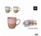 Taza de Cerámica La Mediterránea Anelo 90 ml (36 Unidades)