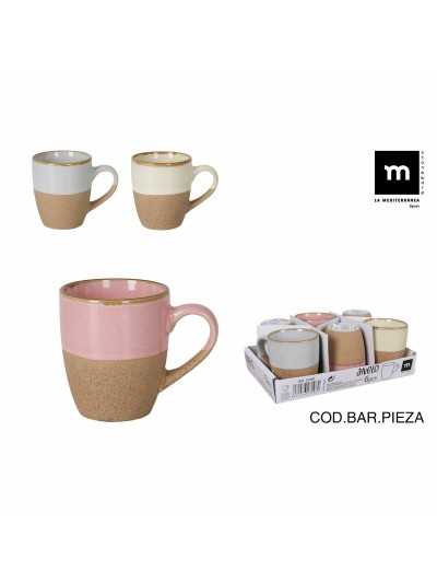 Taza de Cerámica La Mediterránea Anelo 90 ml (36 Unidades)