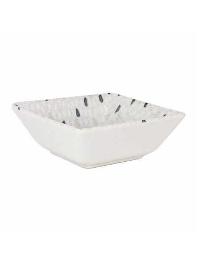 Bowl La Mediterránea Barroc Porcelain White 13 x 13 x 5 cm (28 Units)