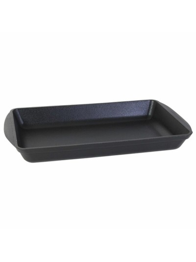 Fuente de Cocina Inde Hierro Fundido Negro 50 x 30 x 6,5 cm (2 Unidades)