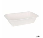 Set of bowls Viejo Valle White (10 Units) (50 pcs)