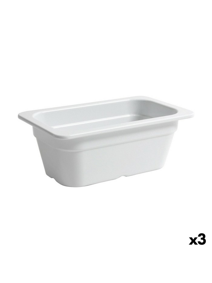 Fuente de Cocina Inde 26,5 x 16,2 x 10 cm (3 Unidades)